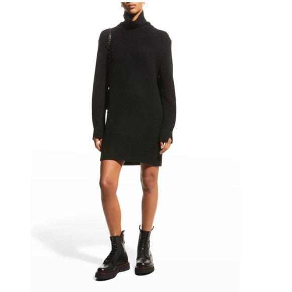NWT rag & bone Pierce Mini Dress Cashmere Dress Women's Size XL - Picture 1 of 5